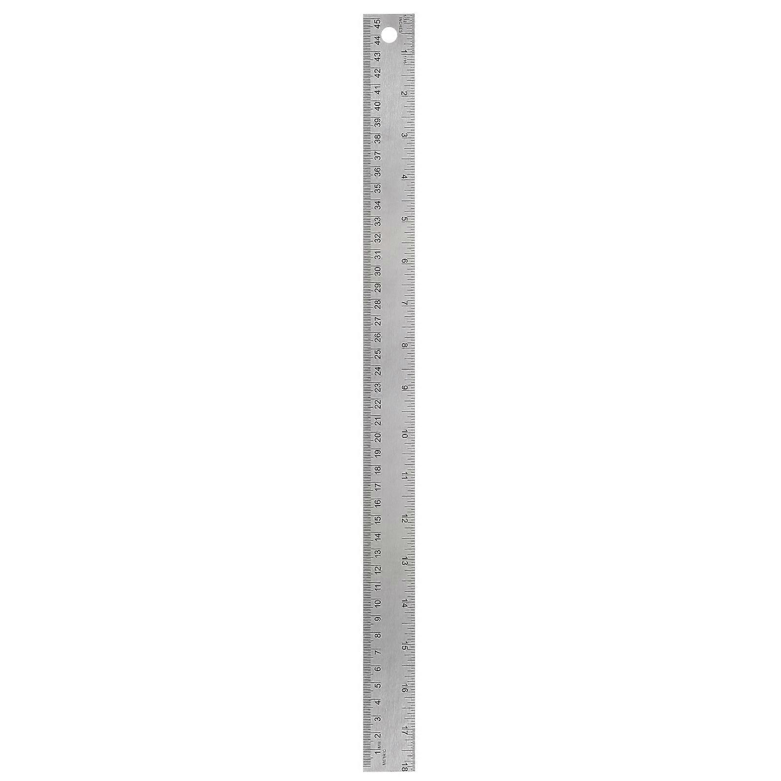 Stainless Steel Cork Back Ruler for School Office Engineering Woodworking