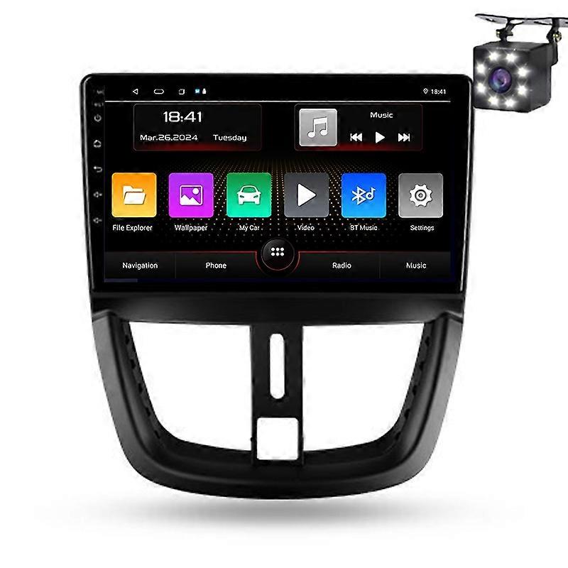 For Peugeot 207 207CC 2006-2015 Carplay Radio Stereo Multimedia Player Car Android Auto