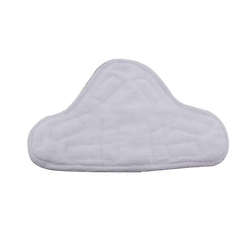 replacement washable triangular steam mop microfiber cloth pad cover for h2o mop x5 - 6 pcs/set (white)