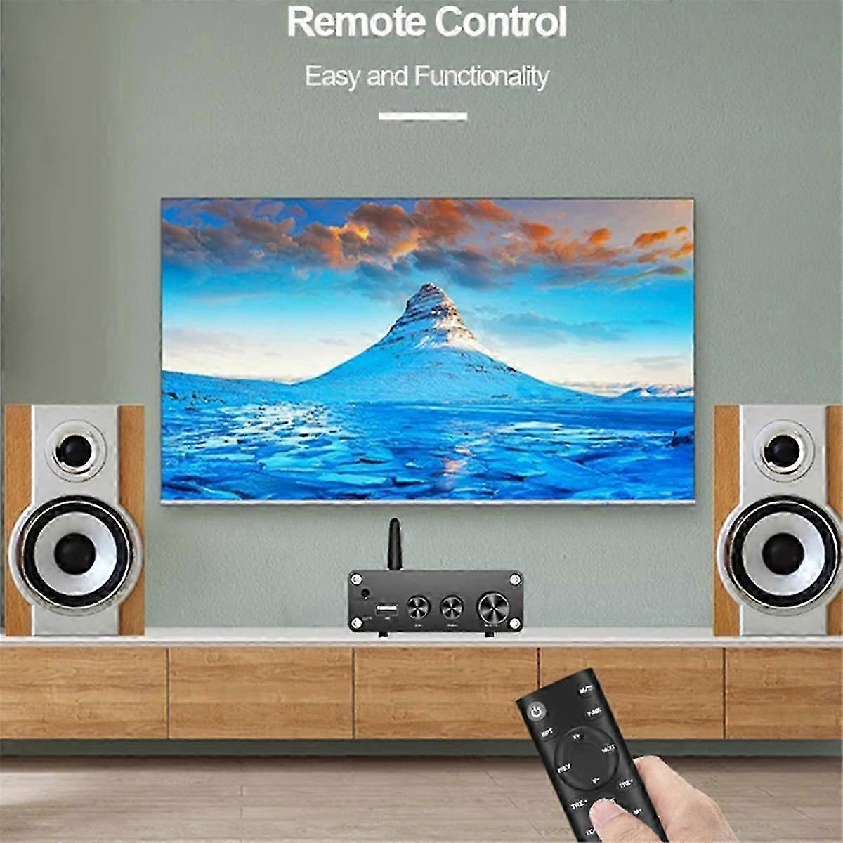 Hifi Stereo Audio Leistungsverstärker 2x100w Dual Channel Tpa3116 Bluetooth Desktop Home Digital Theater Verstärker Empfänger