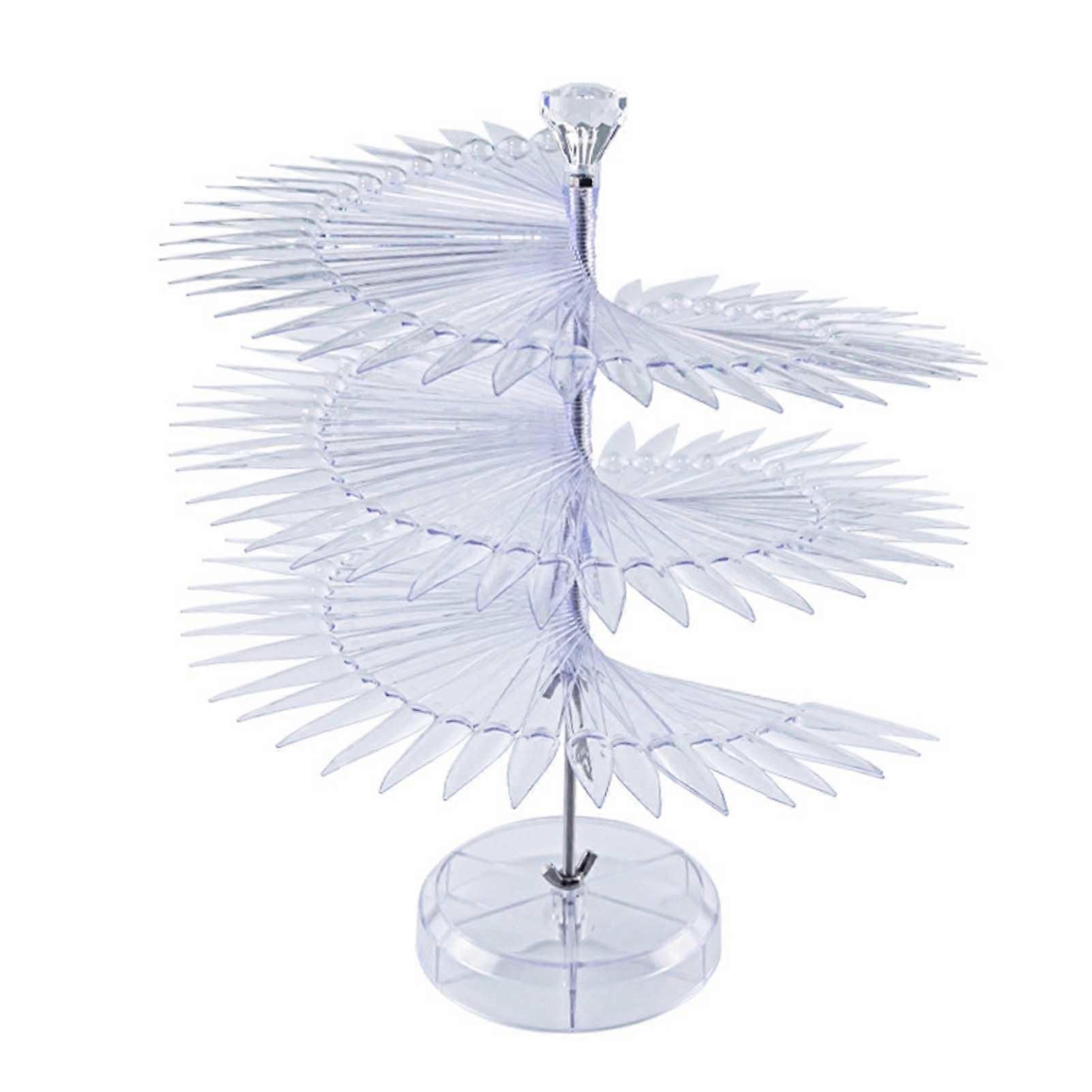 Nail Colors Chart Display Stand Nail Practice Tips Sticks Spiral Display Shelf for Salon Polish Gel Show