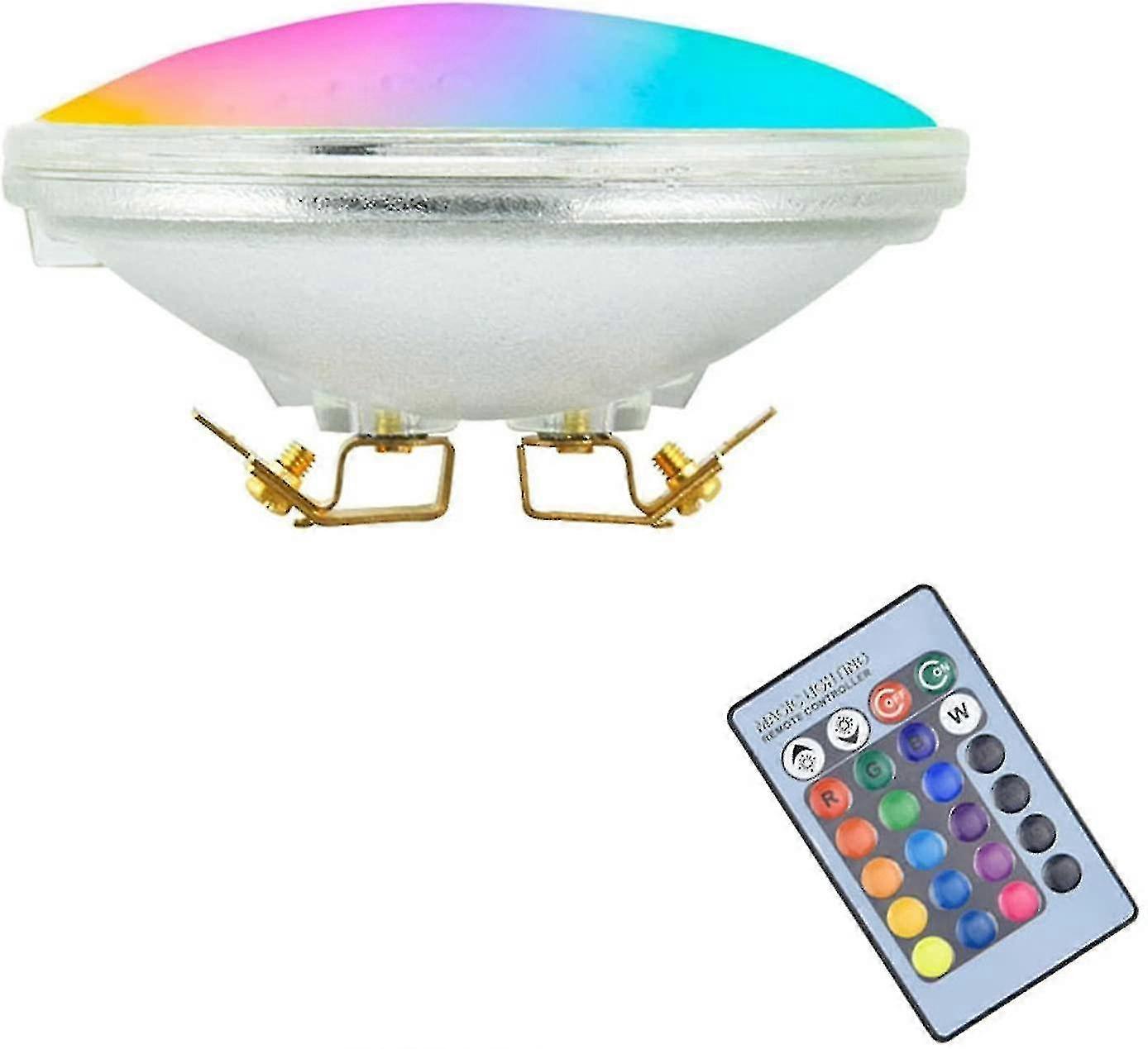 Led Pool Ing Par36 Rgb 0.04 Recessed Pool 2v With Remote Pool Lamp For Inground Pools Size: 0.04)