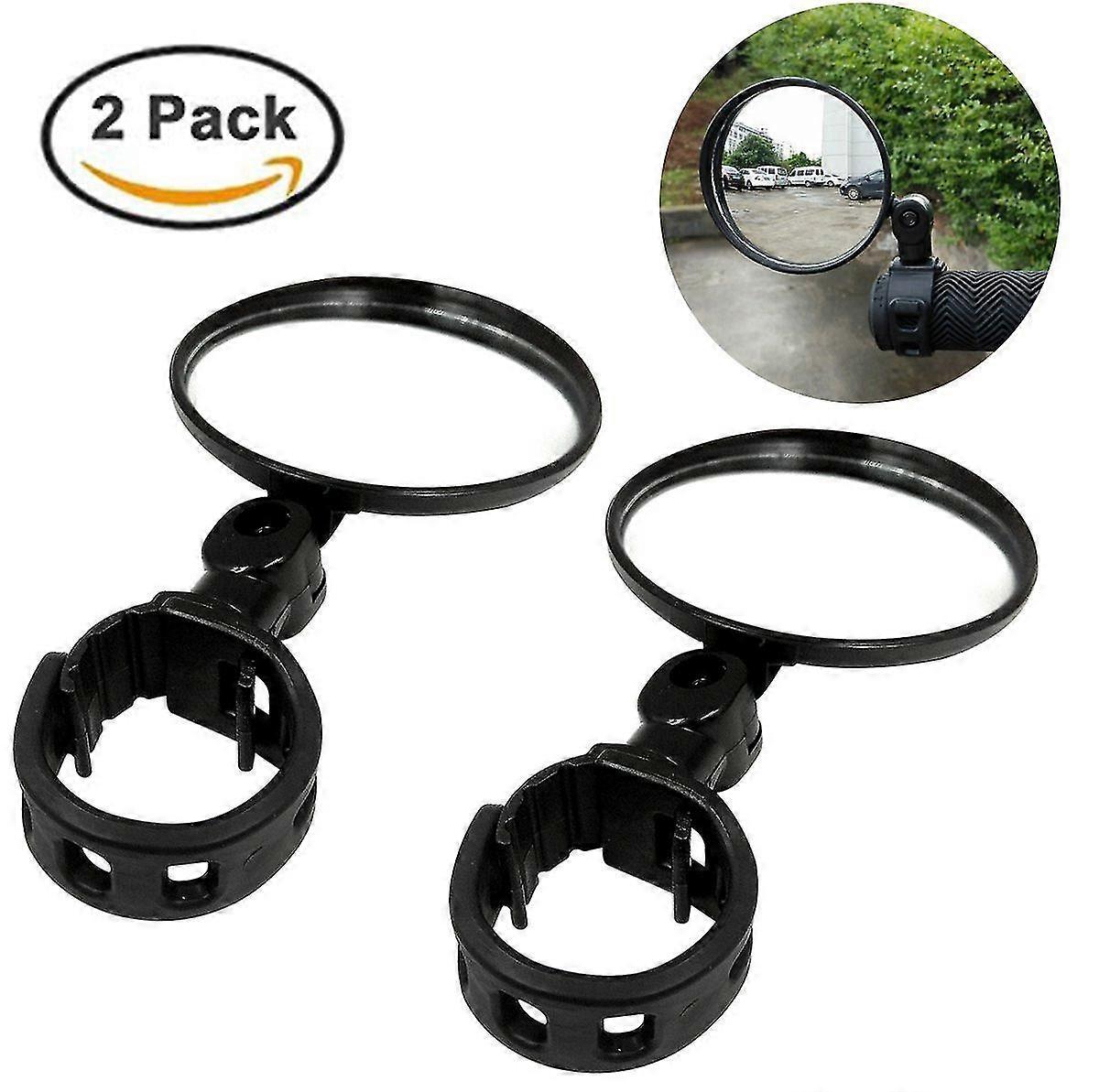 Universal Mountain Bike Handlebar Glass Mirror 360 Degree Rotation