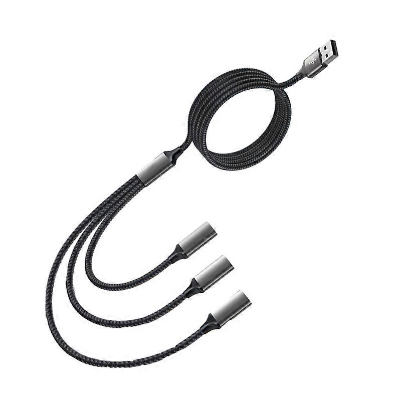 USB han til 3 USB hun splitter hub netledning forlænger adapterkabel