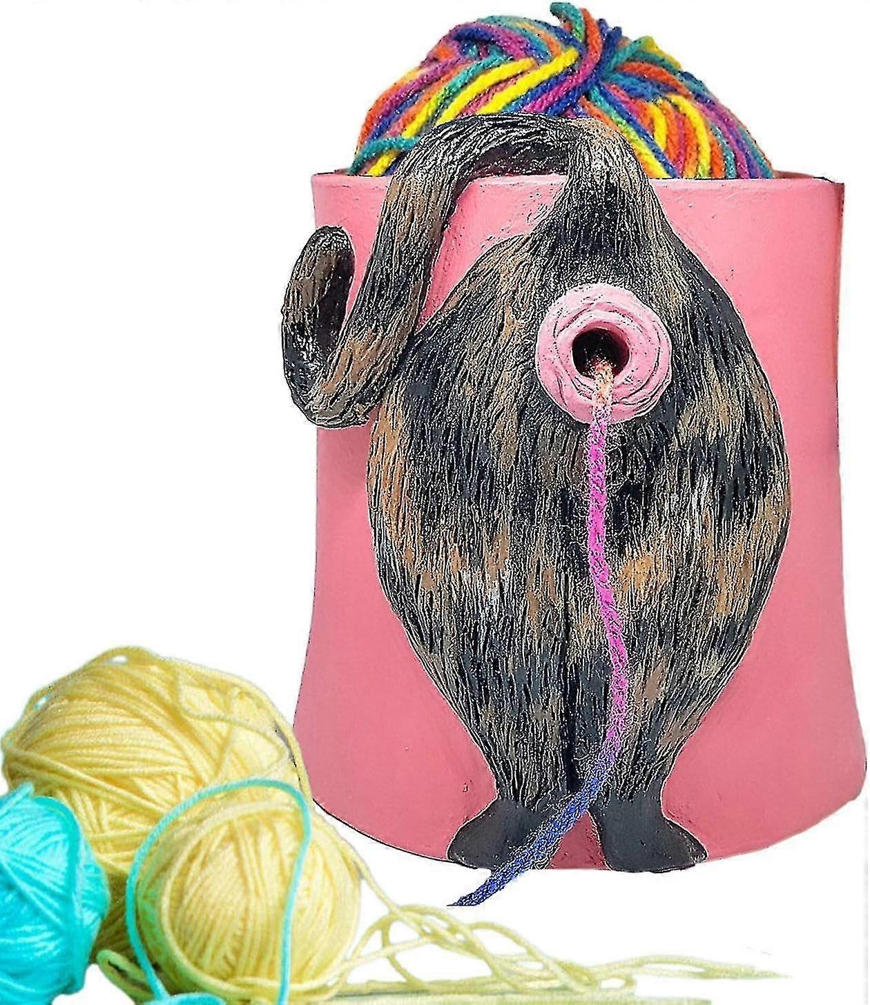 Hånd hekle garn bolle