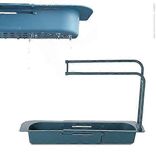 Drainer Sink Tray, 2 Colors Expandable Dish Drying Rack, Telescopic Sink Holder Expandable Storage Drain Basket Rack