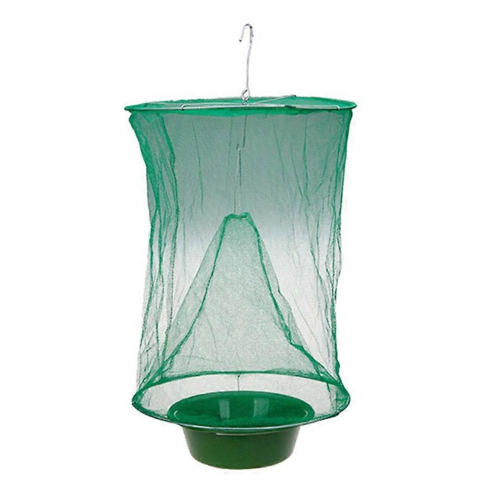 1Pc Foldable Hanging Flytrap Catcher Pest Kill Cage Flies Net Garden Supplies