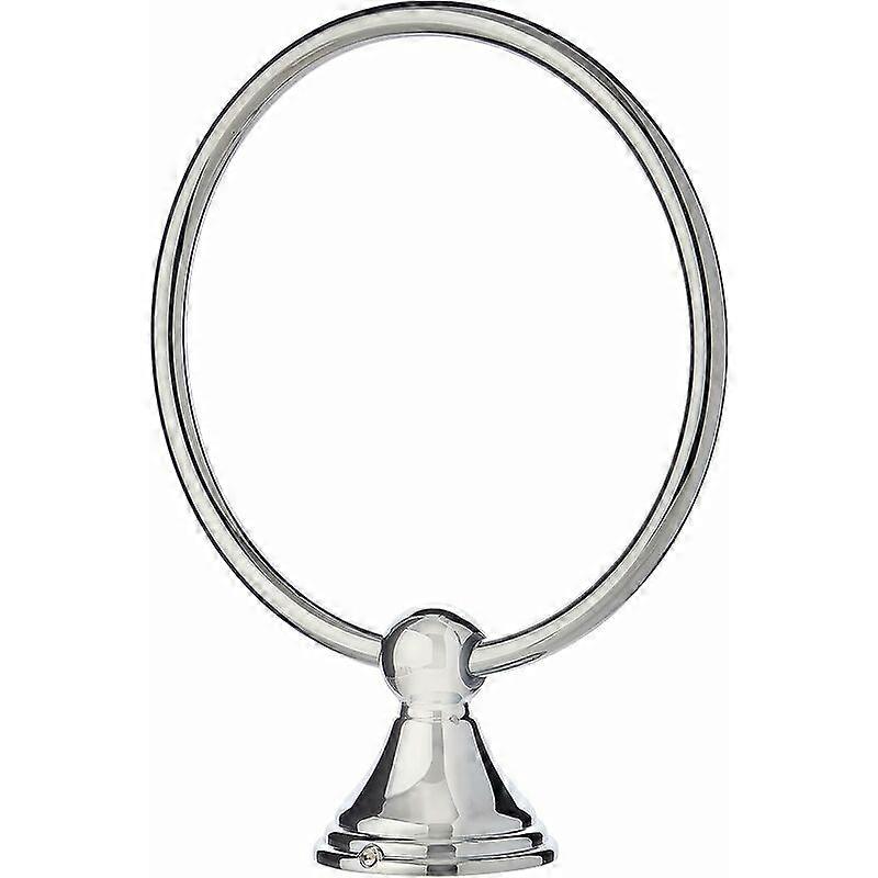 Modern Towel Ring, Chrome