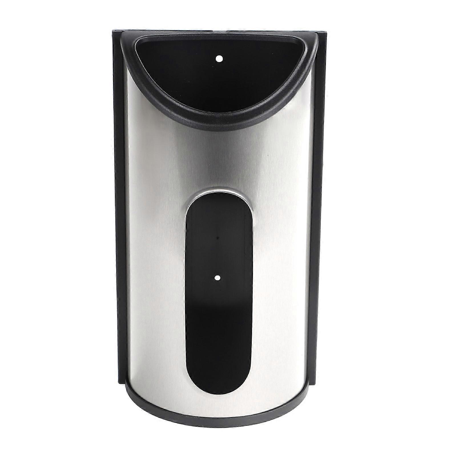 Garbage Bag Storage Box Large Capacity Wall-mounted Keep Neat Anti-slip Large Wide Mouth Easy Extraction Grocery Plastic Bag Holder Dispenser
