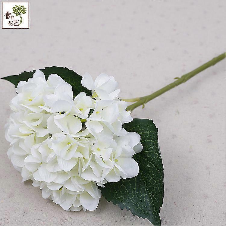 Wedding Decoration Hydrangea Simulation Hydrangea Head 2PCS Fake Flowers Head for Wedding
