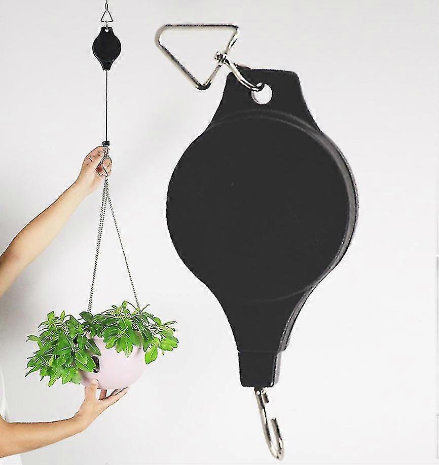 0.2m-0.9m Telescopic Hanging Stretching Hook Adjustable Flexible Retractable Flowerpot Hook