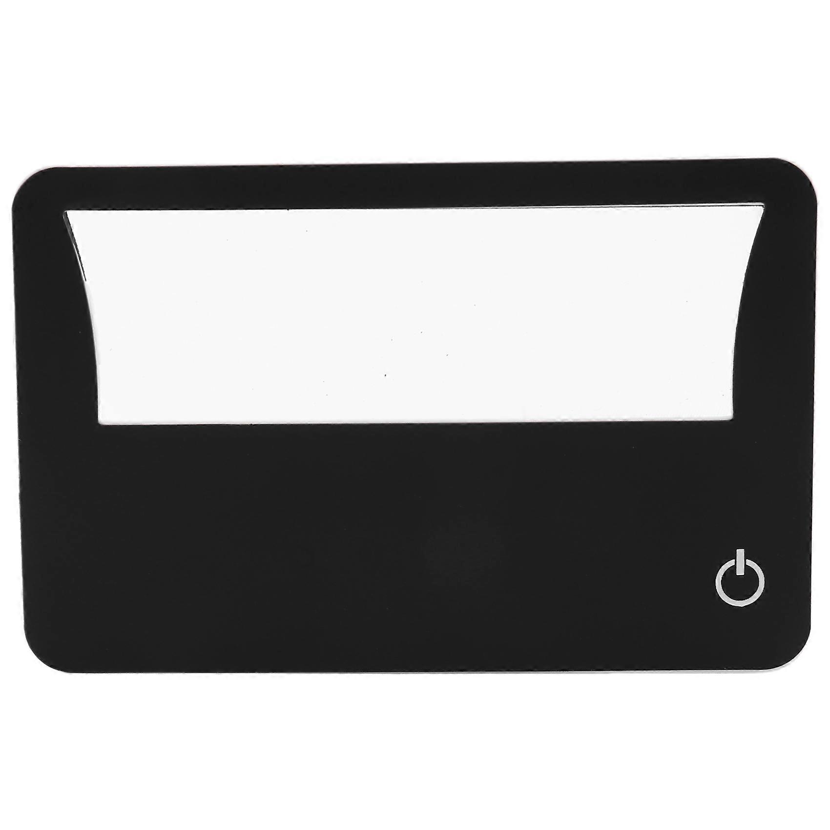 Credit Card Size Lighted 3X Magnifier Bundle Includes 2 Magnifiers, Each Magnifier for Reading Has