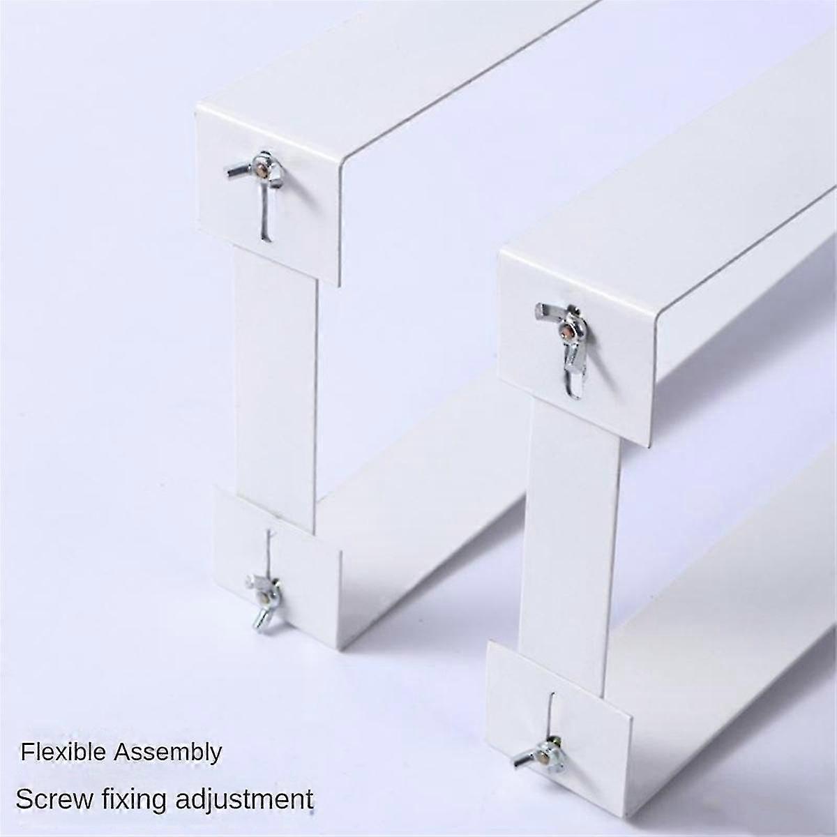 1 Set Under Desk Pc Mount Bracket For Computer Case Computer Mainframe Hanger Host Box Stand Bracket Rack Black