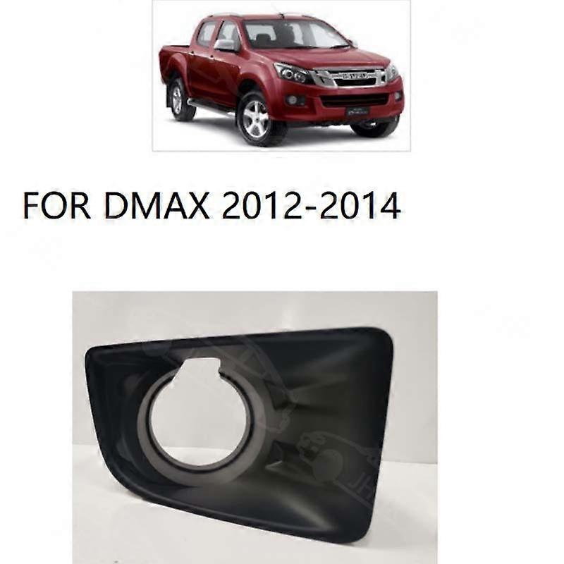 Compatible D-Max 2012 2013 2014 Fog Lamp Frame Cover Front Anti-Fog Lamp Frame Front Bumper Lamp Frame Cover Decorative Plate Decorative Cover