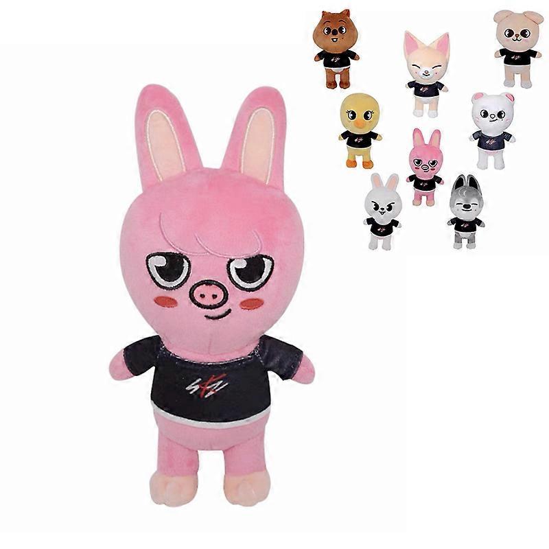 Kpop Stray Kids Plüschpuppe - 25cm Skzoo Bbokari, Weich, Süß