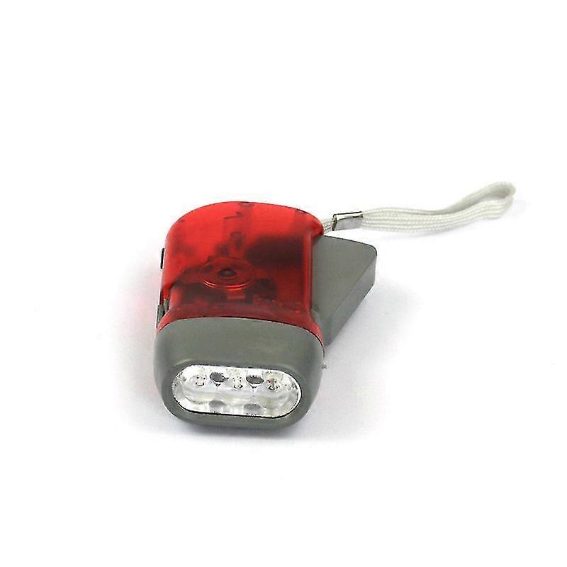 Hand Pressure Charging Self-generating Flashlight Mini Portable Self-charging Led Hand Pinch Bright Light Self-generating Flashlight (2pcs)