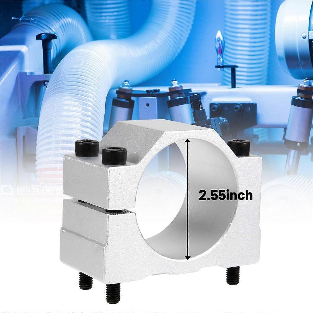 1Pcs Spindle CNC Milling Machine Motor with 4 Screws Spindle Clamp Mounting Bracket 65mm