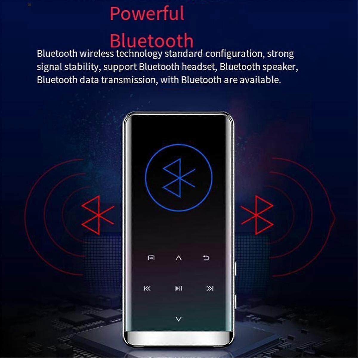 MP3 Player Bluetooth Mini M13 Walkman Lossless 1.5 Inches 128x160 Pixels TFT Display HIFI Music Player,32GB