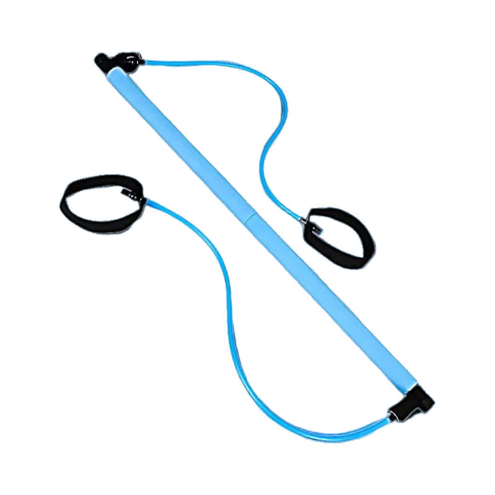 ערכת בר פילאטיס ניידת עם להקת התנגדות יוגה מקל כושר מאמן כושר