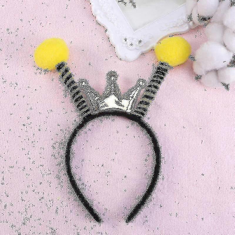 Adult Kids Bee Ant Fly Ladybug Headband Antenna Ball Hair Band Headwear Hair Dress Party Favors Gift Christmas Halloween
