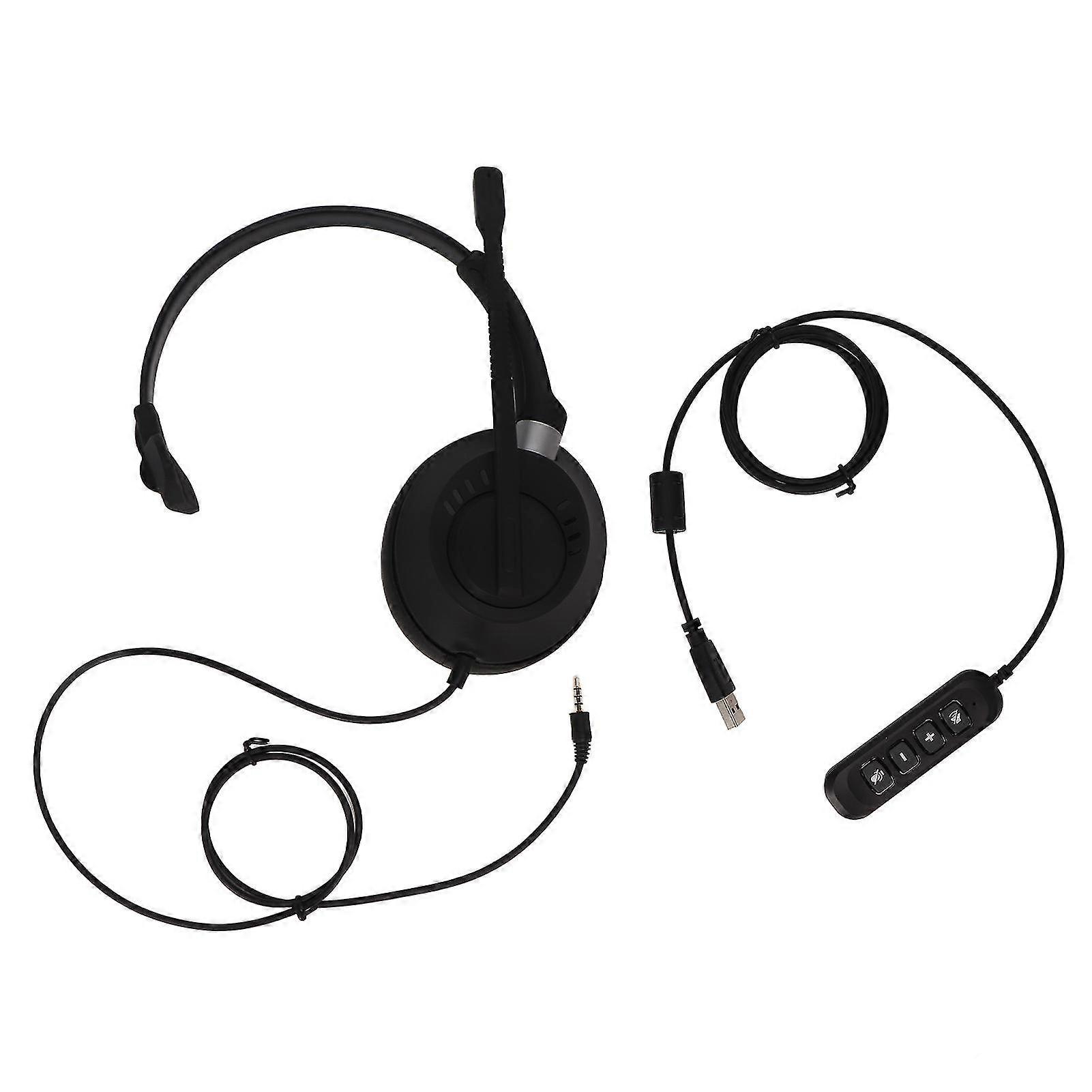 Cellphone Headset with Noise Reduction, Volume Adjustment, and Mic - Business Communication