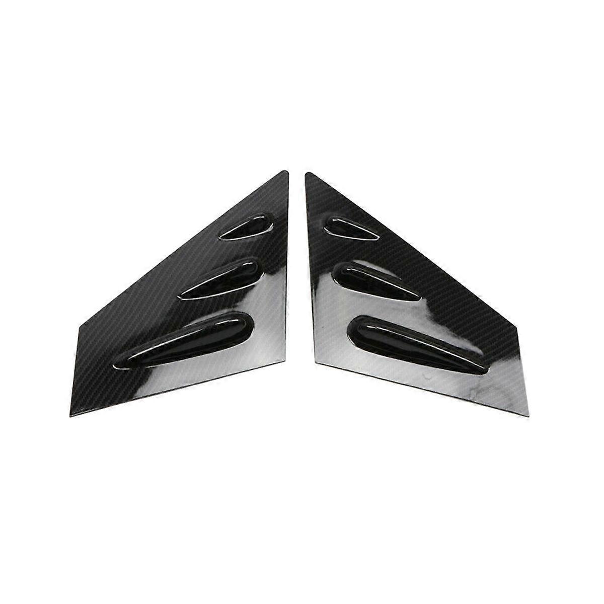 Rear Triangle Window Louver Spoiler Window Sticker Car for 2015-2018