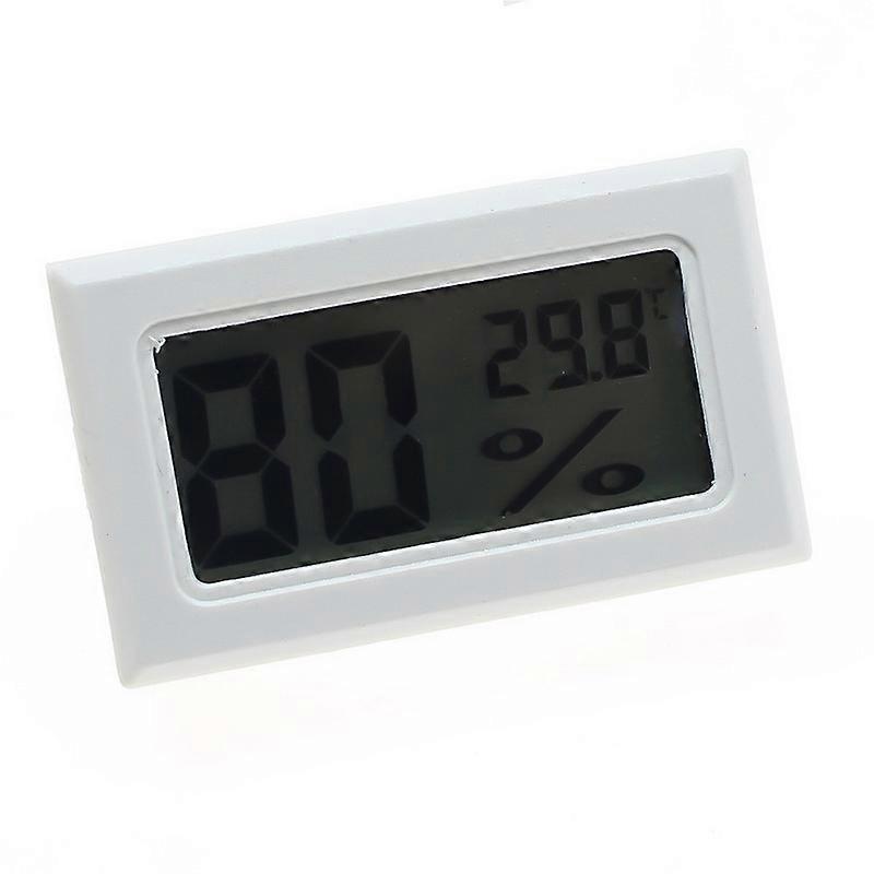 Mini Digital Thermometer Hygrometer Gauge Indoor Electronic Embedded Room Temperature Sensor Humidity Meter for Refrigerator