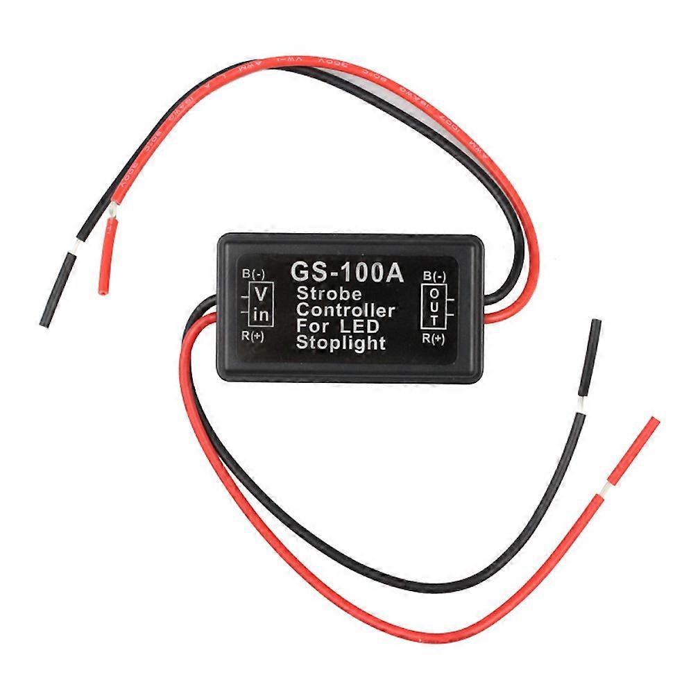 Strobe Flash Module Controller Box GS-100A LED Brake Stop Light For Car Vehicle