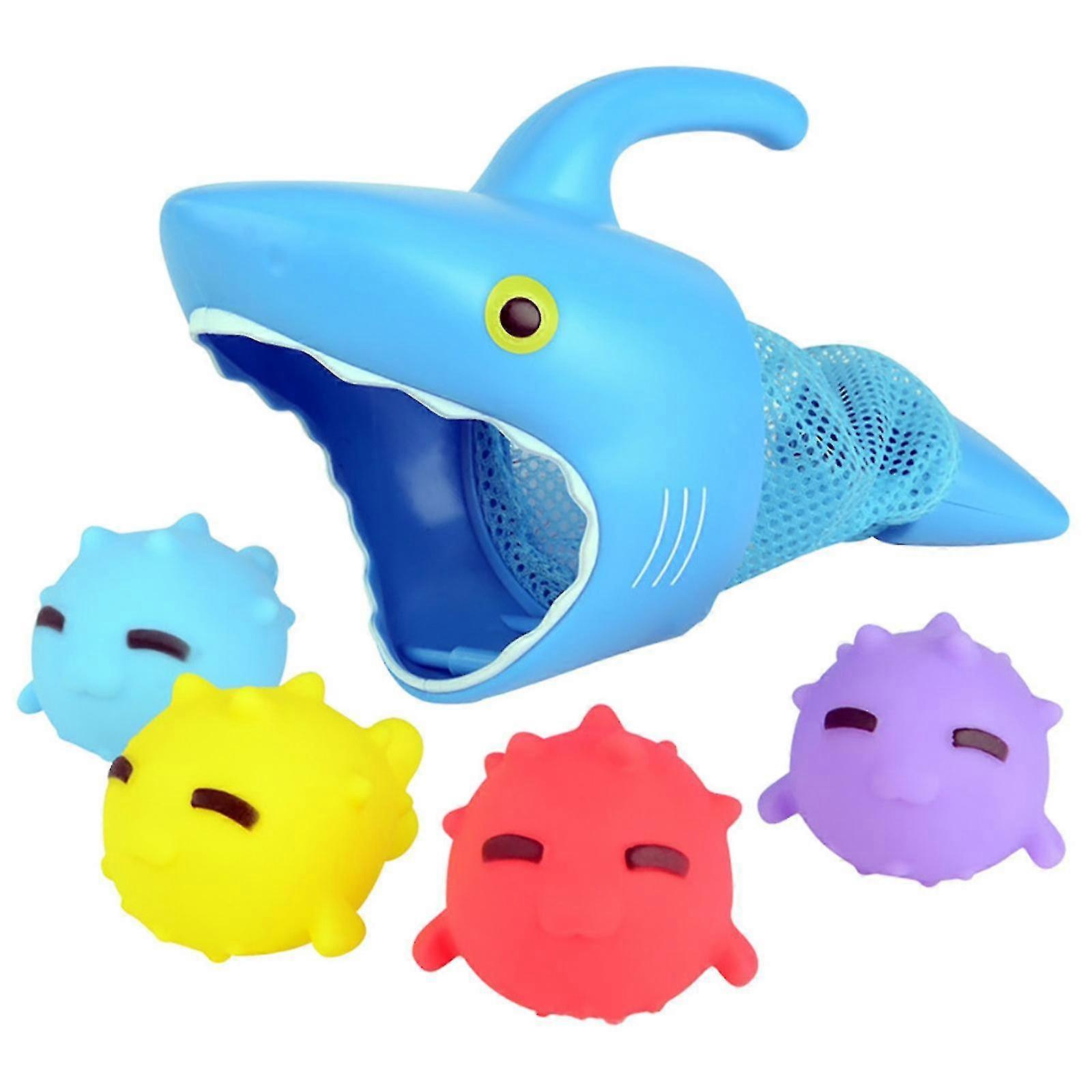 Sunnypatch Spark Shark Fish Hunt Pool Game With Shark And 4 Animal To Catch