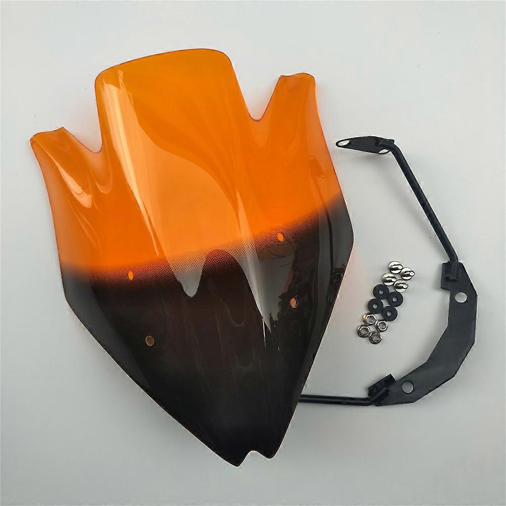 Motorcycle modification Windshield Windscreen w/Bracket set for Kawasaki Z750 Z750R Z-750 Z 750 2007 2008 2009 2010 2011 2012