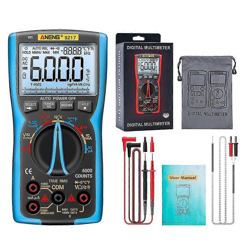 Sz17 Multimeter Tester Intelligent Multifunctional Multimeter Auto Range