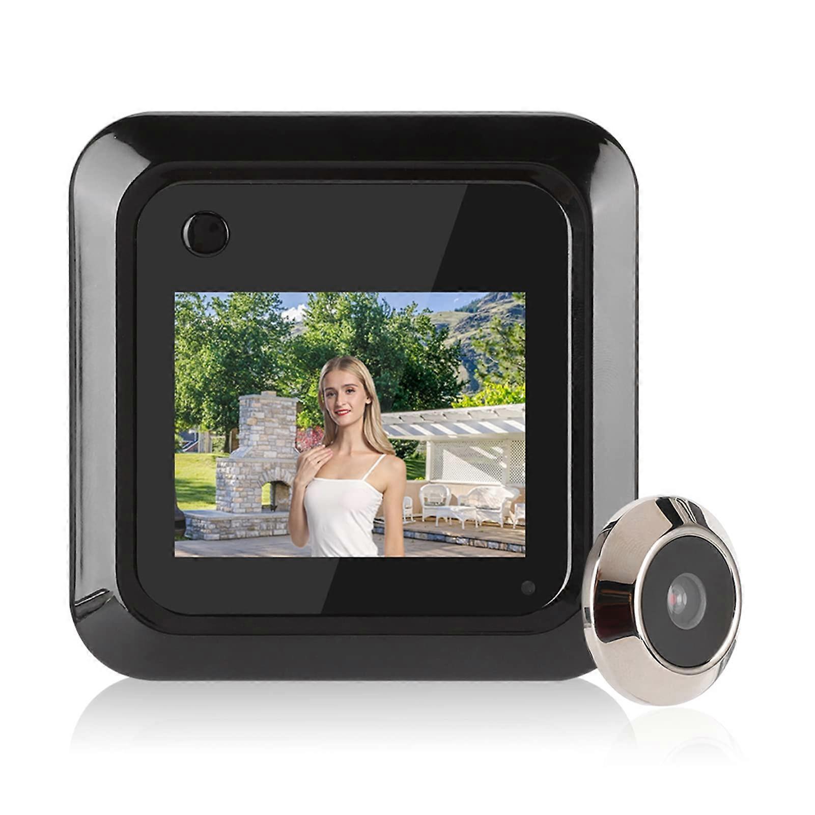 2.4in Smart Peephole Door Viewer, Video Doorbell with TFT LCD Screen Display