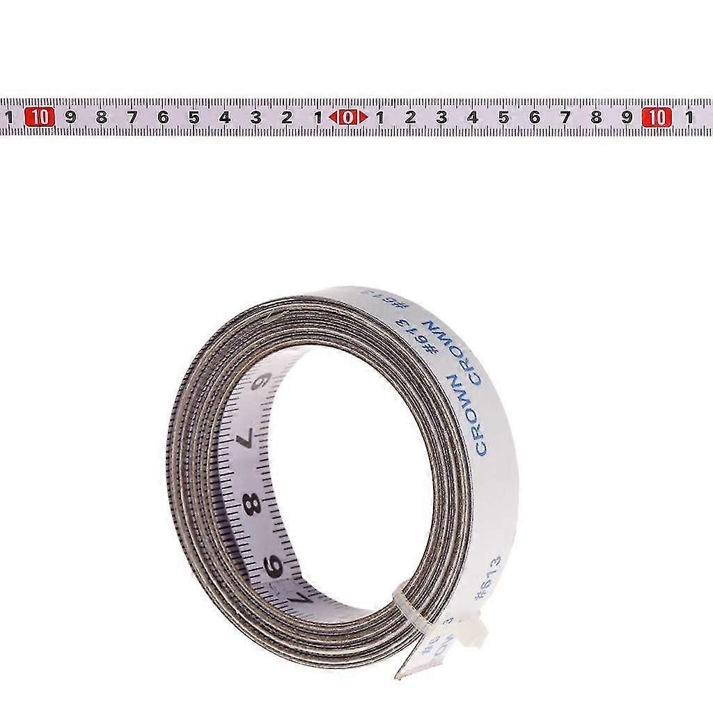 KINZON Mentin Left to Right, Right to Left Self Adhesive Tape Measure, Mid Both Sides 1M (1M, Mid Both Sides)