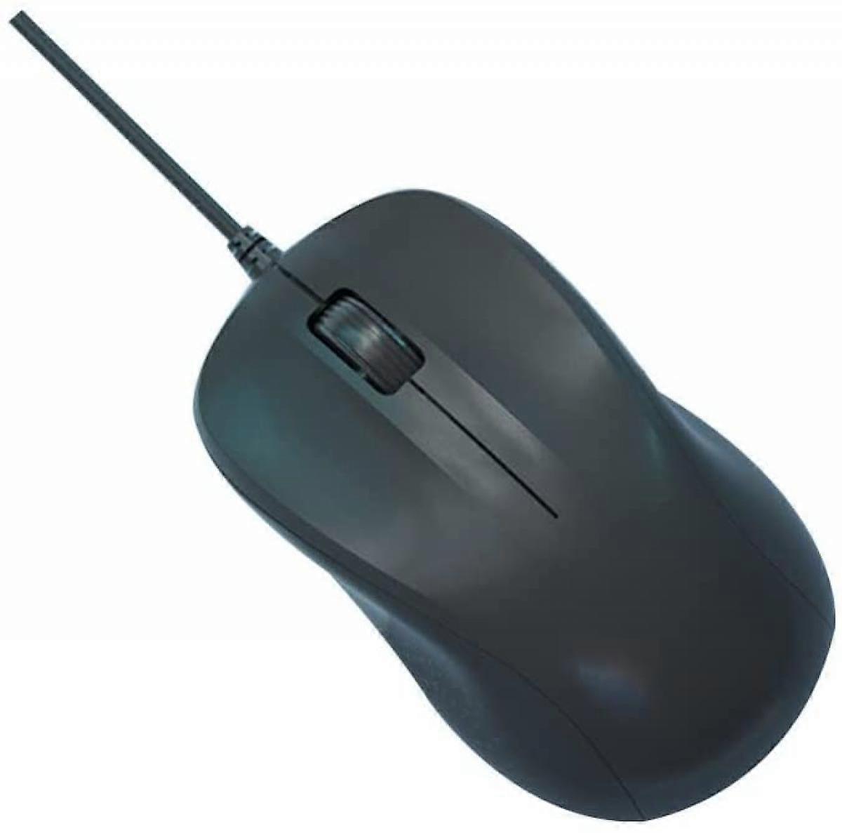 Stummschaltung kabelgebundene Maus Notebook Desktop-Computermaus Computermaus USB-Maus ruhig schwarz