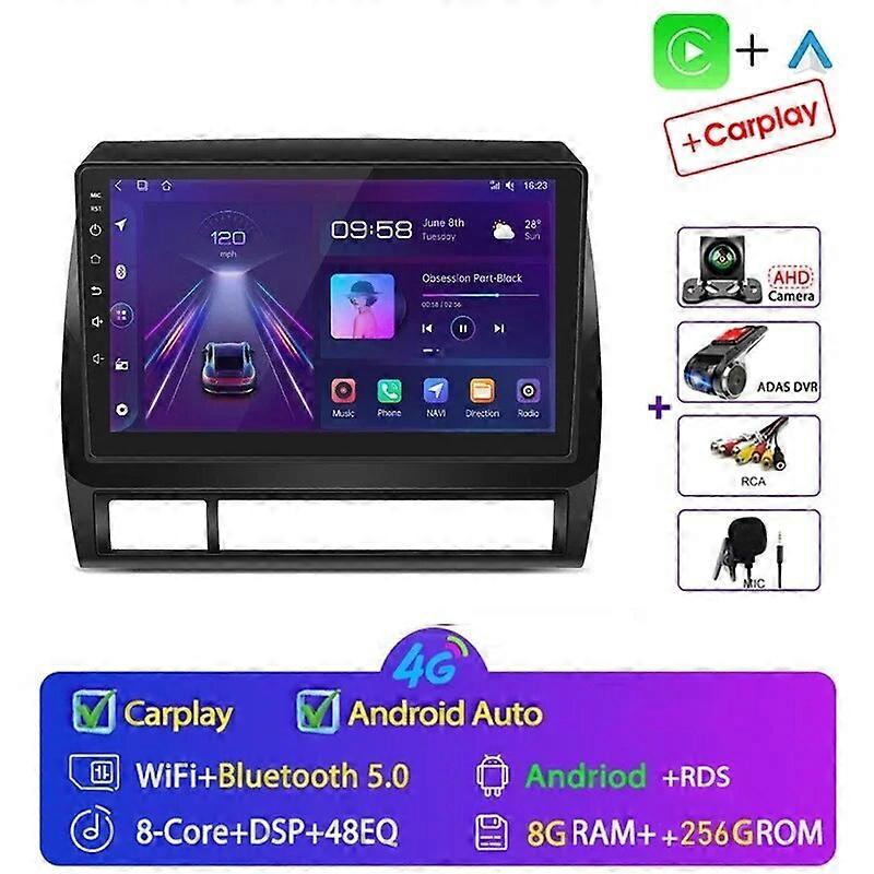 Radio De Coche 2+64G Para Toyota Hilux 2015-2020 Con Carplay