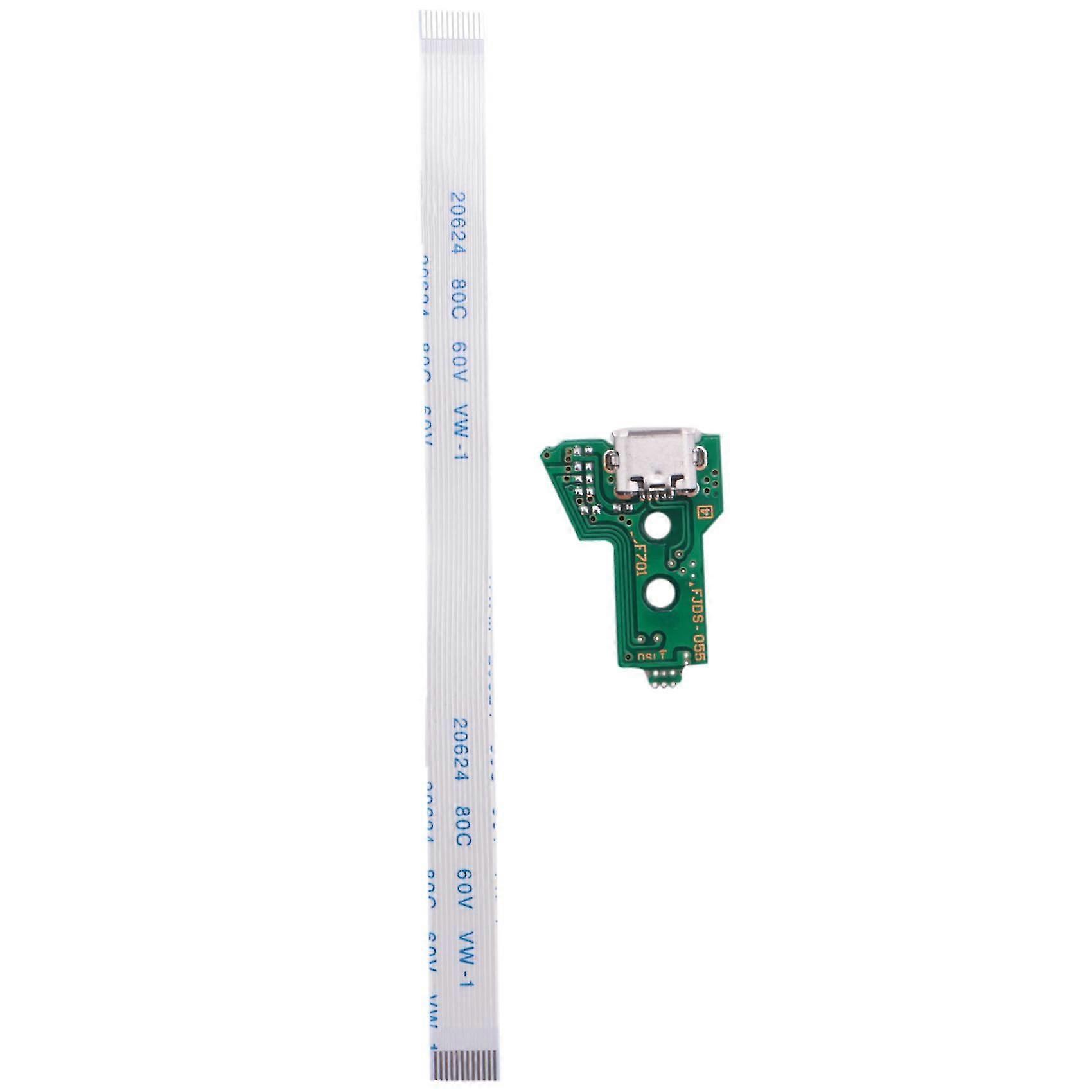 Usb Charging Port Board For -055 Ps4 Controller With 12 Pin Flex Cable