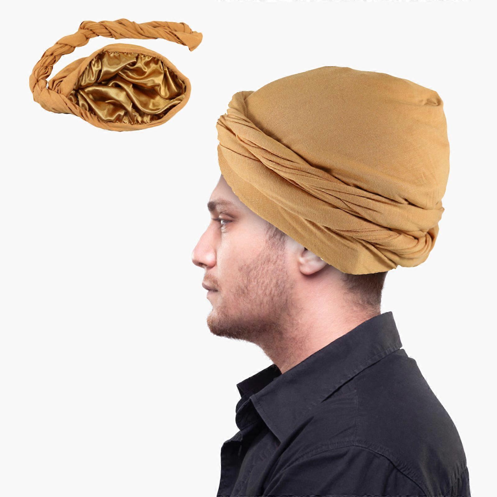 גברים חדשים מגיעים למתוח מודאלי וסאטן צעיף צעיף עניבה לשיער לביש, נוח, נושם, טיולים לספק כובע ראש אלסטי