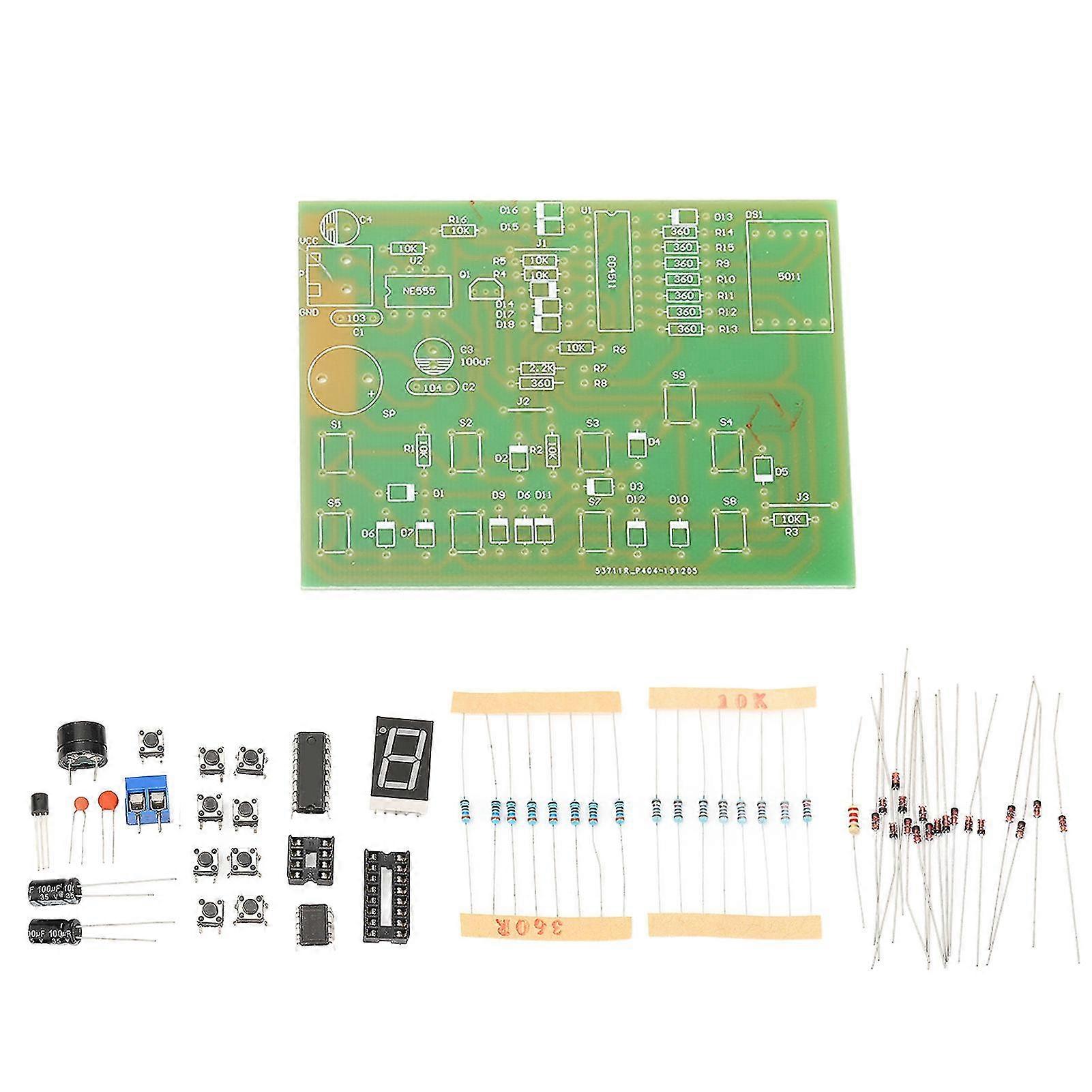 Cd4511 Eight Way Digital Answerer Experiment Kit Electronic Diy Kit Reasonable Circuit Answerer Training Kit