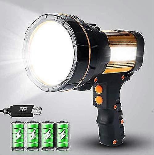 Ultra Powerful Led Flashlight Usb Rechargeable Torch Light