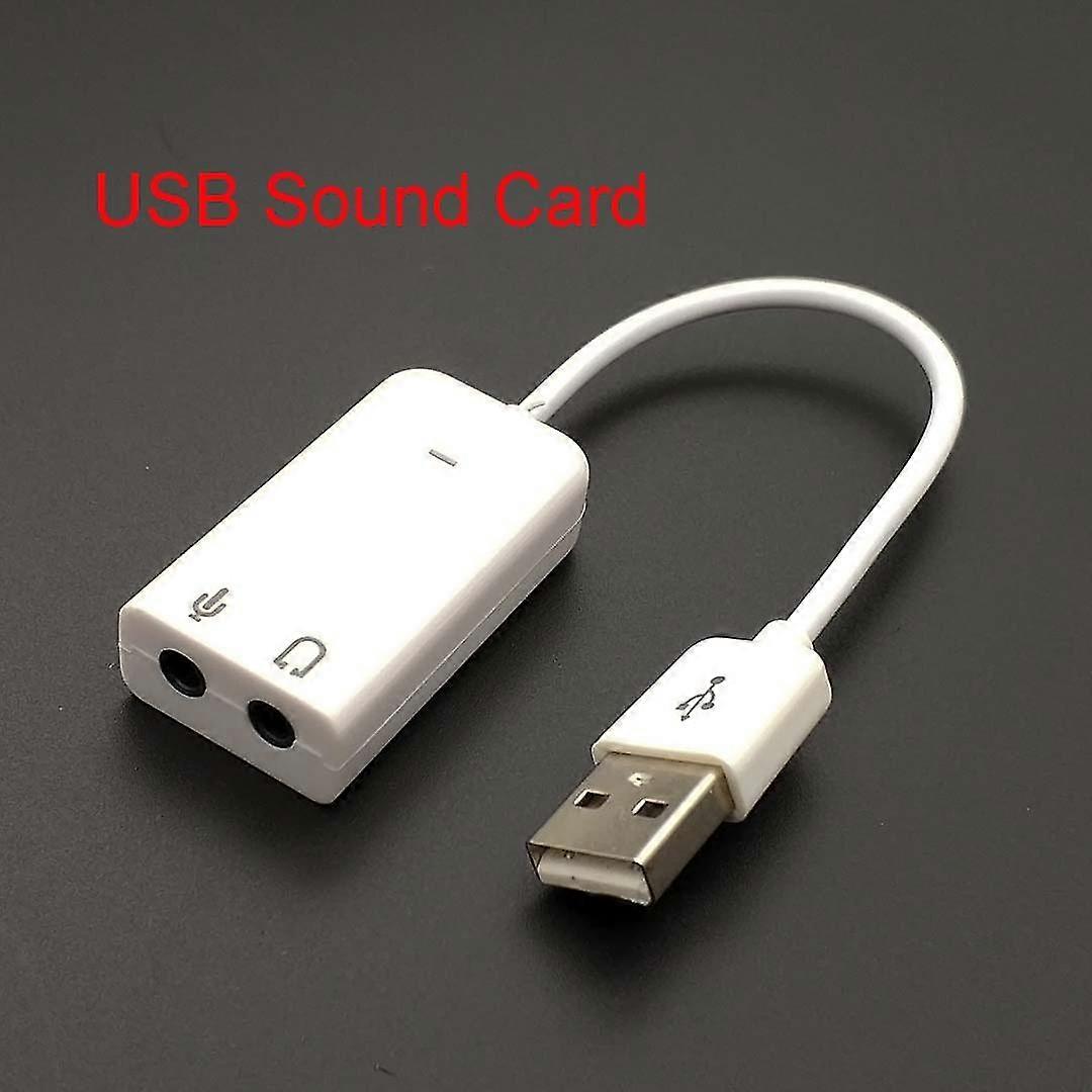 Jinzhaolai External Usb Audio Sound Card Adapter 7.1 Virtual Channel With Cable Microphone 3.5mm Interface Sound Cards