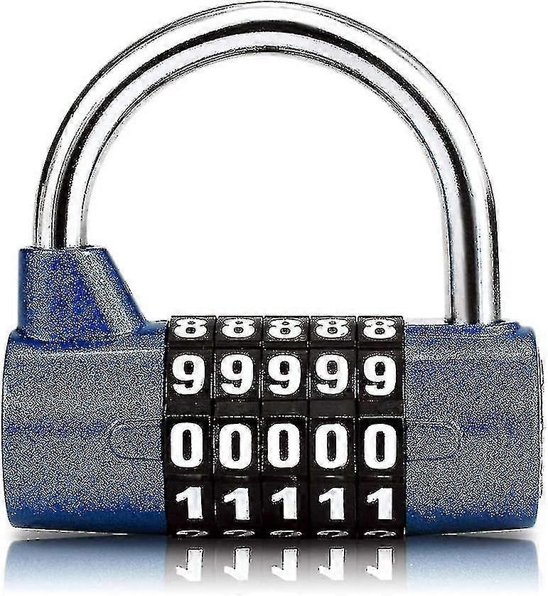5 Digit Combination Padlock. Waterproof Antirust. Combination Resettable Locks
