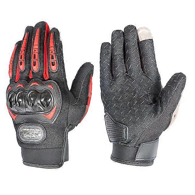 Non Slip Breathable Full Finger Motorcycle Gloves