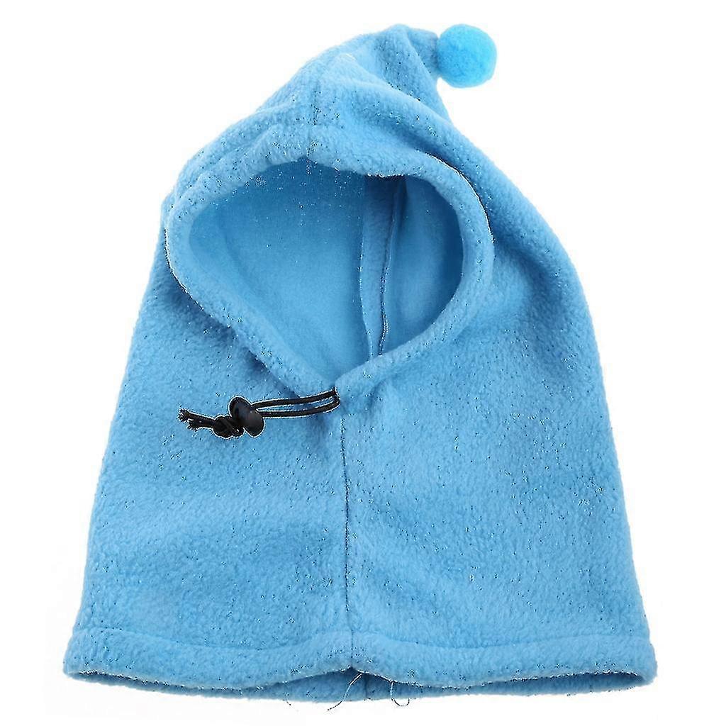 כלב פליז חורף כובע חם אוזן חיצונית מגן על כובע צבע אחיד כובע שרוך