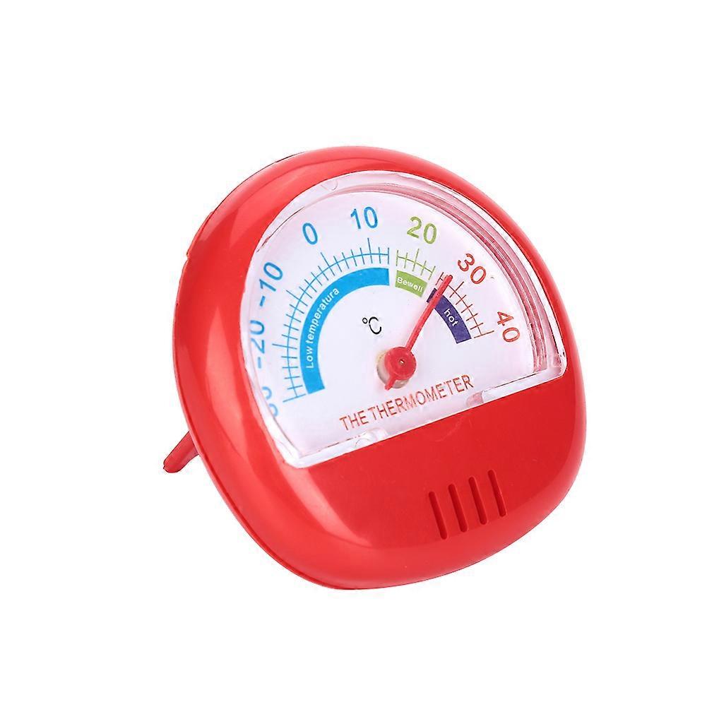 Refrigerator Freezer Thermometer Large Dial Thermometer(Mechanical Red)