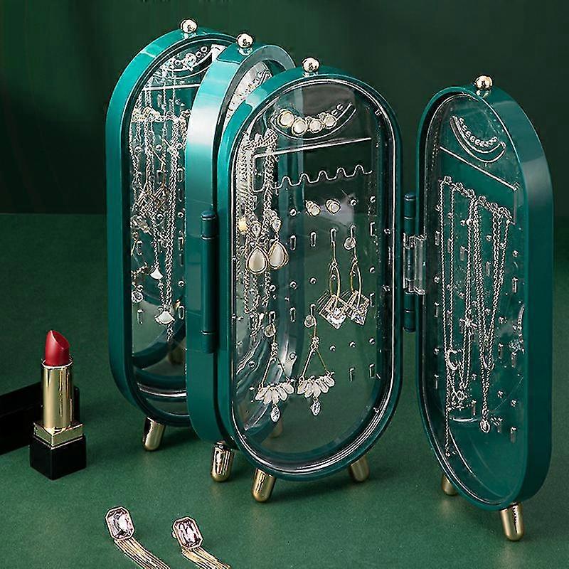 Multi-Layer Dustproof Light Luxury Desktop Jewelry Storage Box