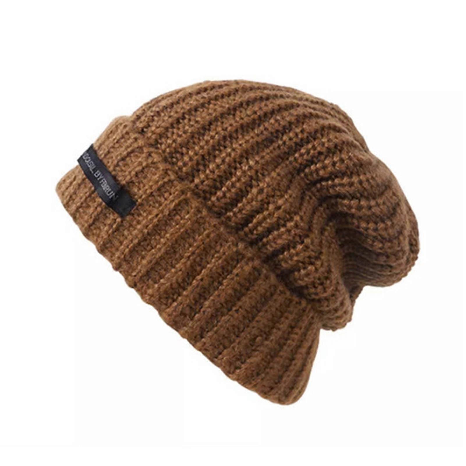 Solid Color Winter Warm Hat Streetwear Cap High Elastic Ultra-Thick Unisex Autumn Winter Knitted Beanie Accessories