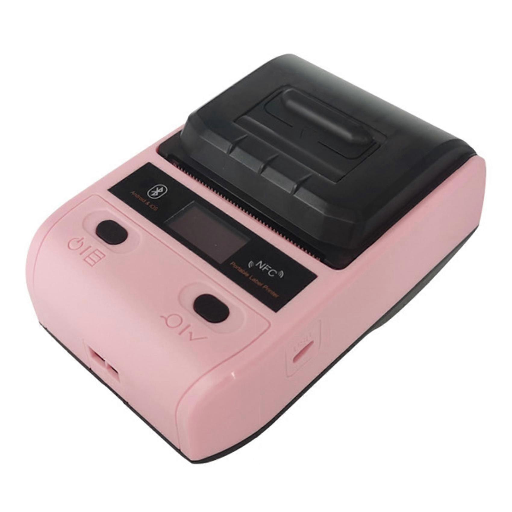 Thermal Printer 58mm Receipt Printer Portable Bluetooth Label Printer 1500mah For Android And Ios(u
