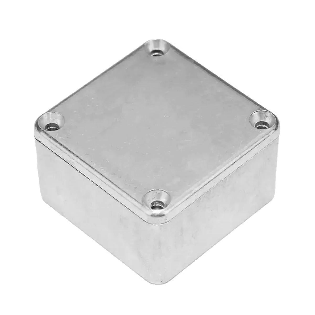 10PCS 1590LB Guitar Effect Pedal Enclosure Diecast Metal Aluminum Stomp Box 1.99x1.99x1.22 Inches