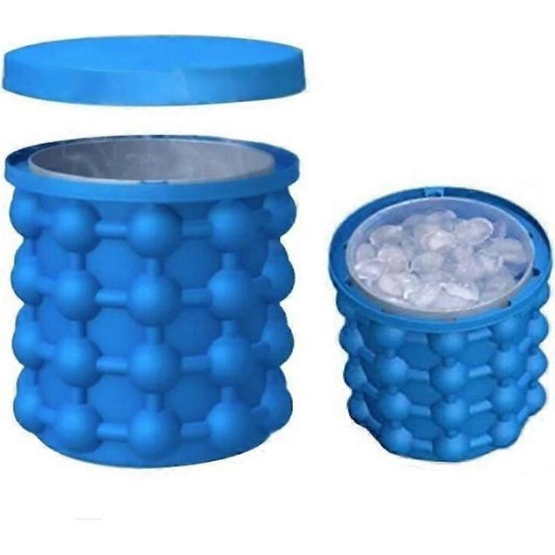 Ice Cube Tray Magic Ice Cube Silicone Ice Cube Bucket Ice Cube Mold With Lid Cocktails Whiskey