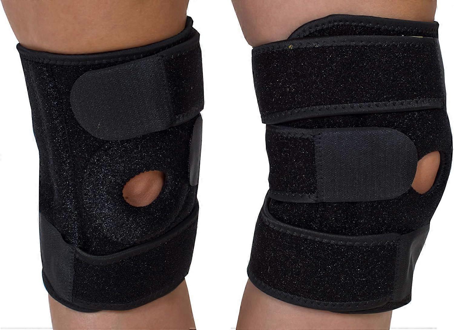 Adjustable Flexible Open-Patella Knee Support